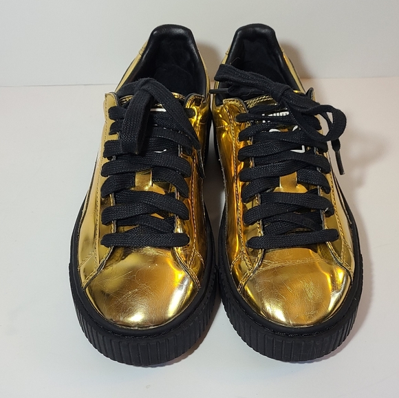 Puma Platform Gold Basket Sneaker - Picture 7 of 8